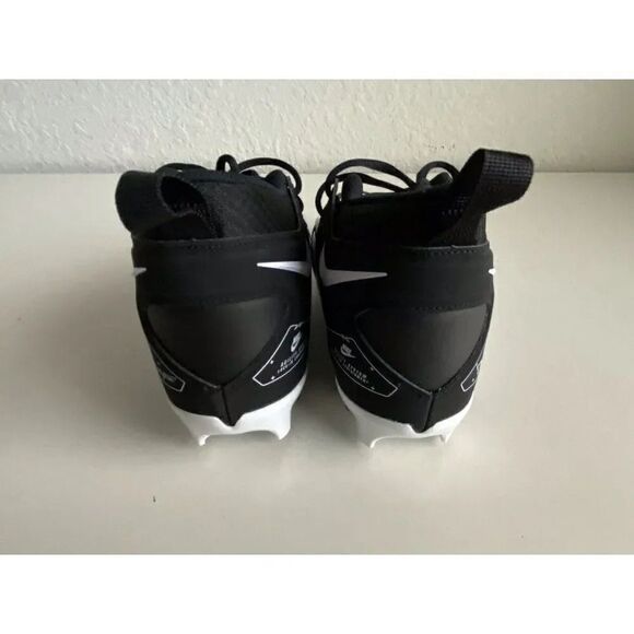 Nike Alpha Menace Pro 3 Mid Football Cleats Men's Black Size 12 CT6649-001 - Picture 3 of 10